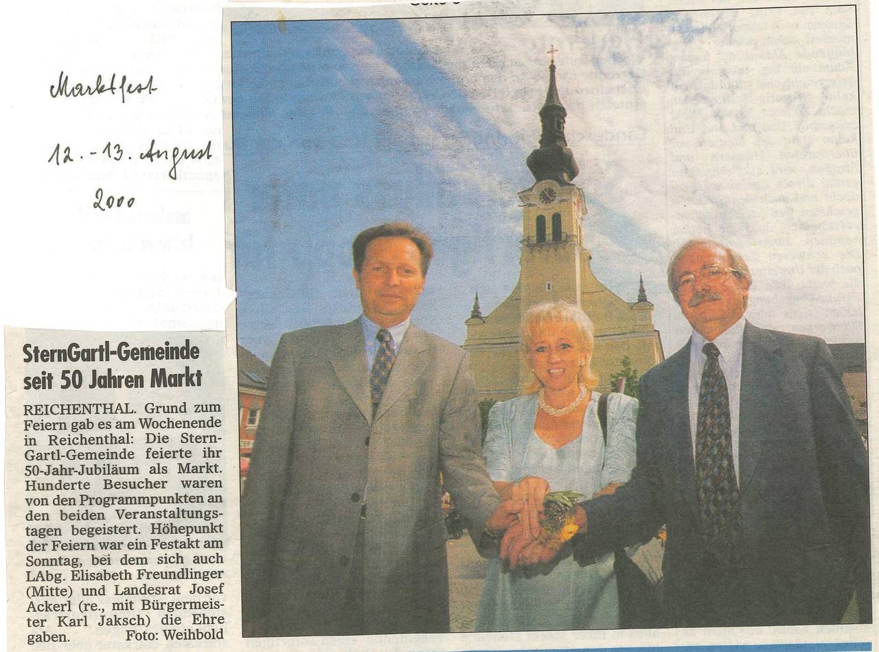 Werbung, Zeitungsartikel