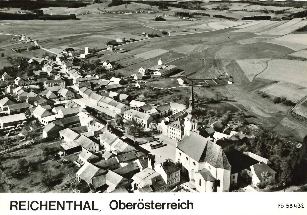 Ansicht Marktplatz, Ortsansicht, Pfarrkirche
