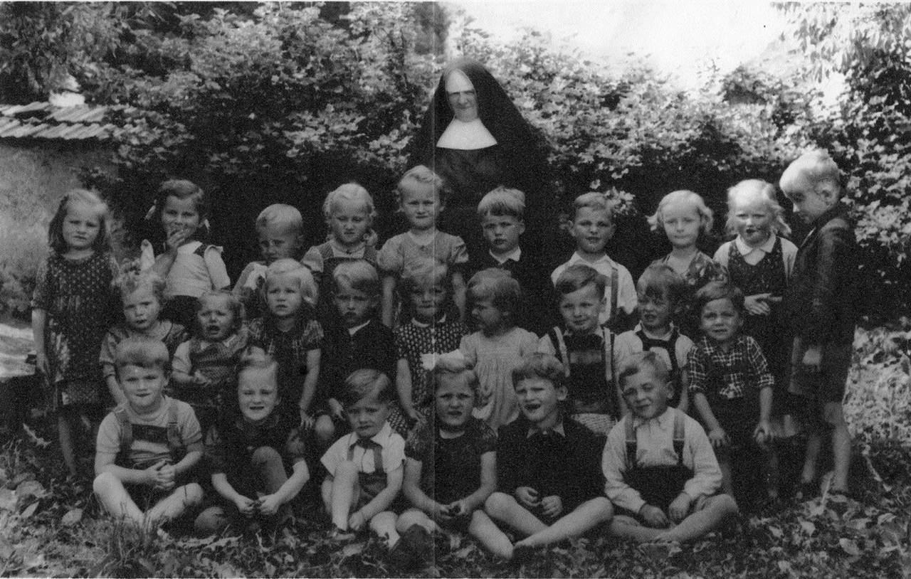 Gruppenfoto, Kinder, Kindergarten