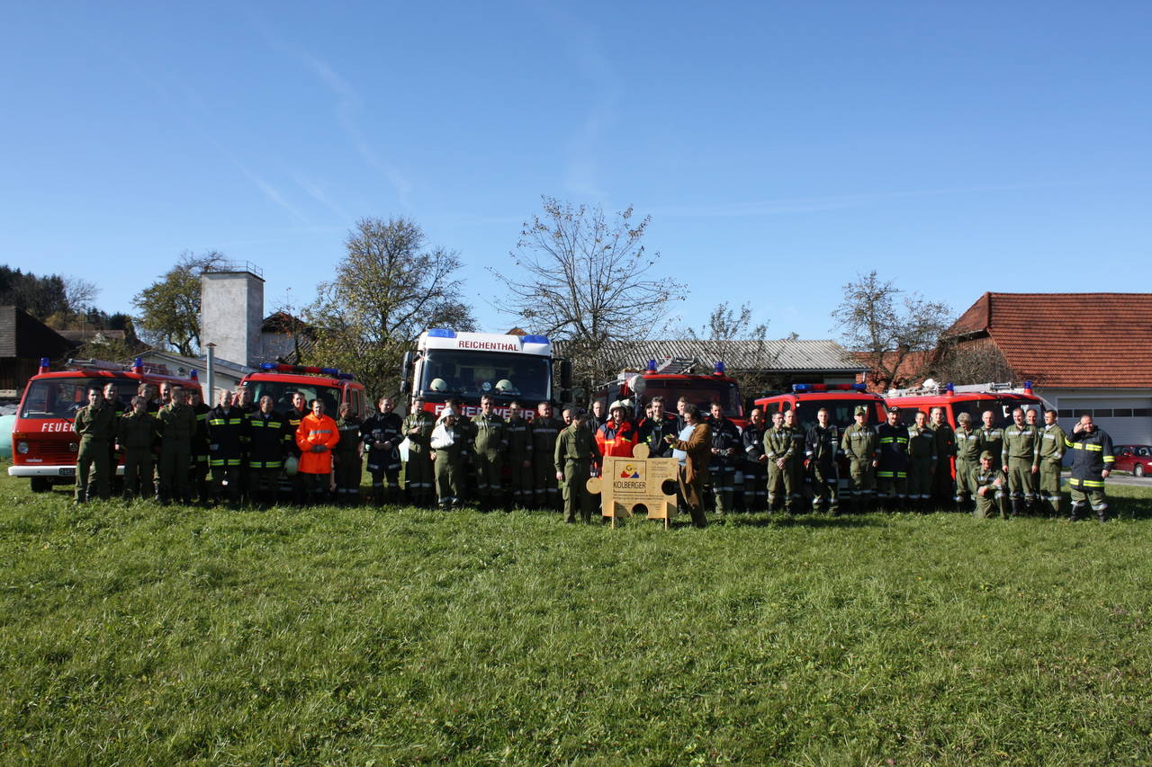 Feuerwehr, Feuerwehrübung, FF Miesenbach, FF Reichenthal, FF Stiftung