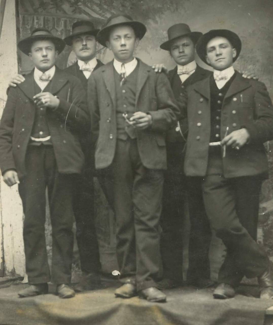 Gruppenfoto, Männergruppe