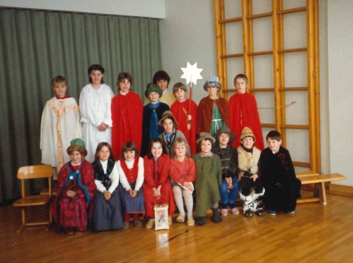 Schüler, Veranstaltung, Volksschule, Weihnachten