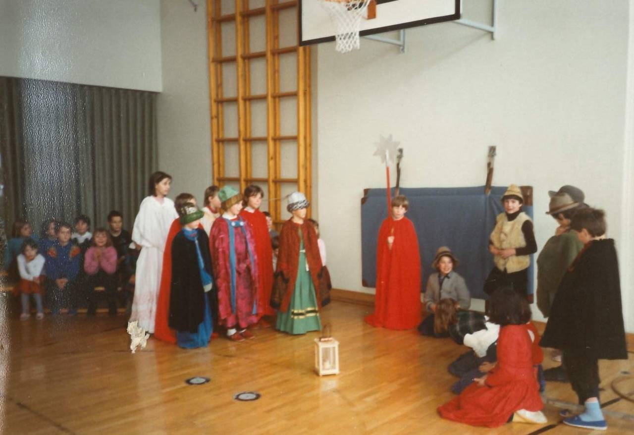 Schüler, Veranstaltung, Volksschule, Weihnachten
