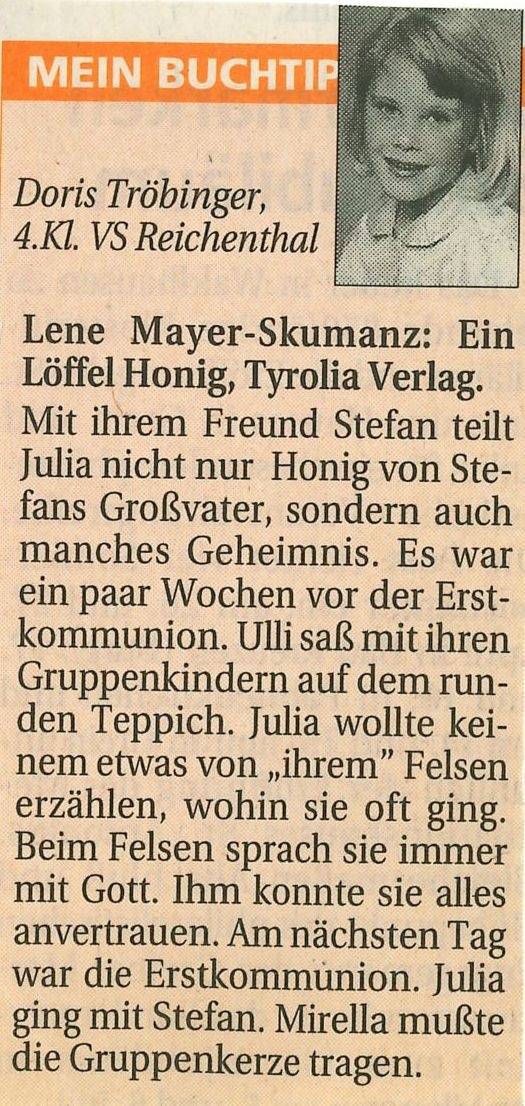 Zeitungsartikel, Zeitungsbericht