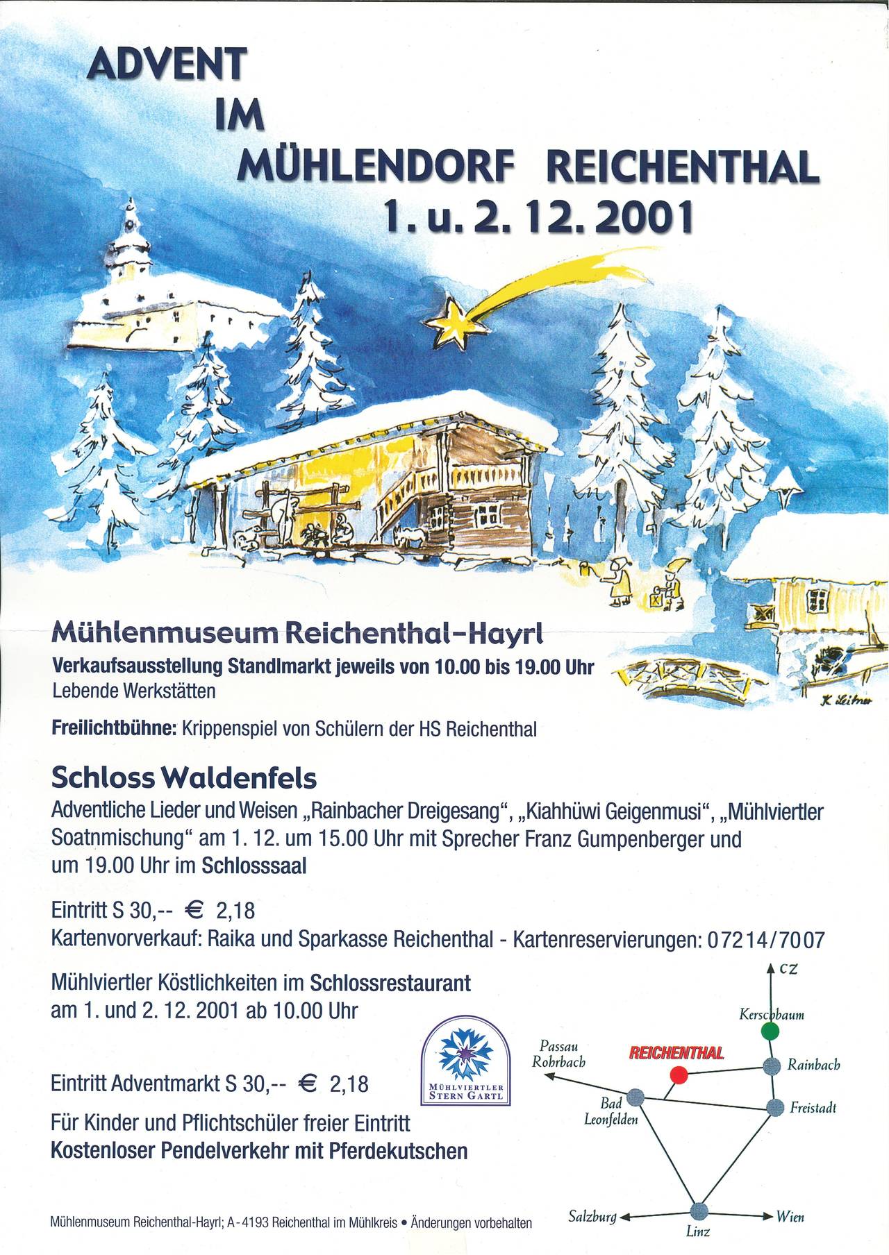 Advent, Mühlenmuseum, Weihnachtsmarkt