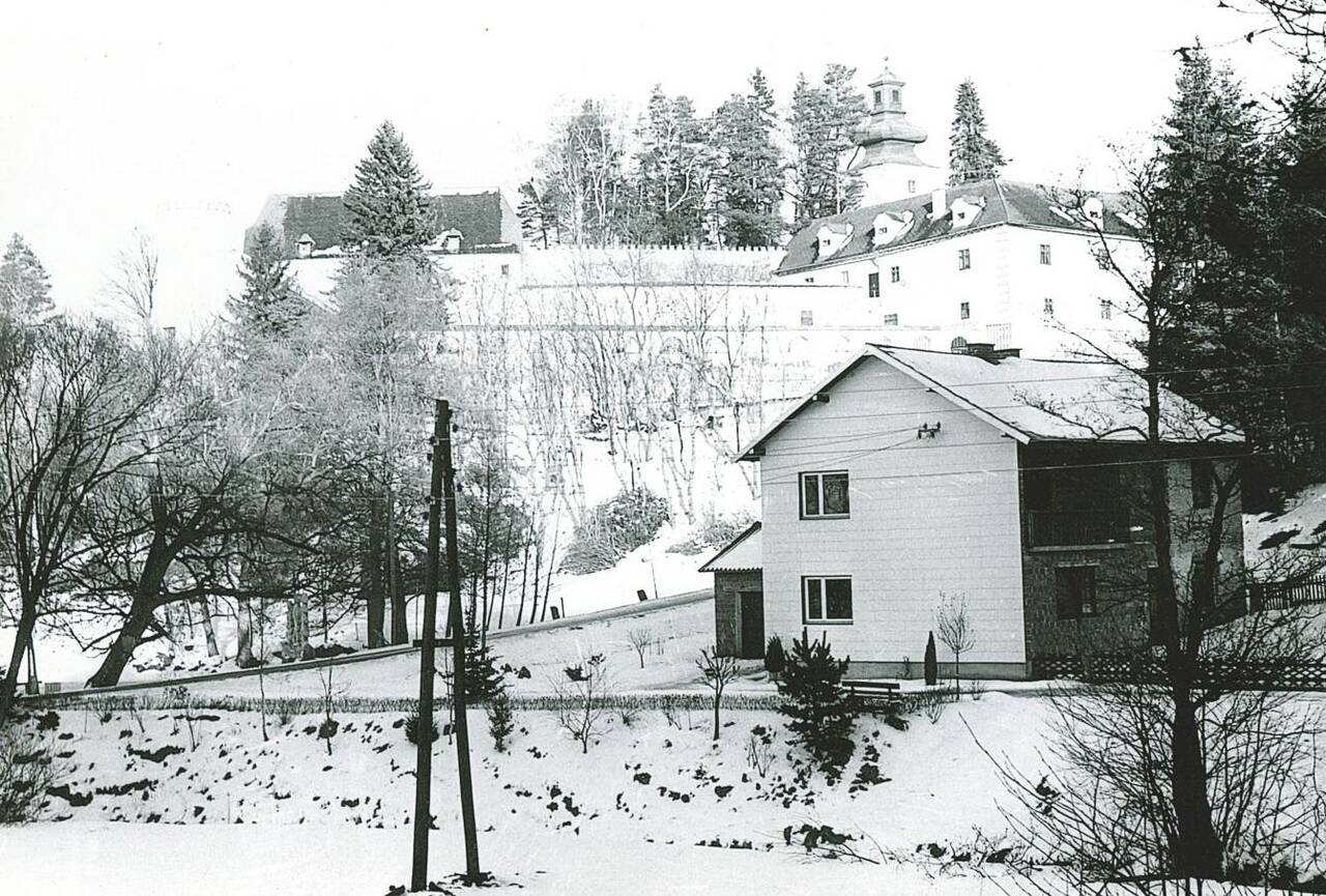 Schloss Waldenfels, Winter, Winterlandschaft